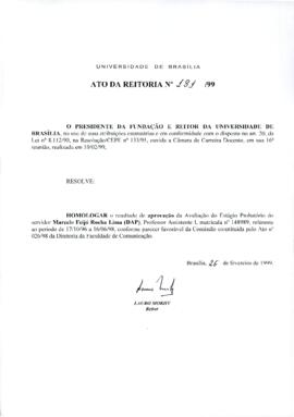 Ato da Reitoria nº 0181/1999