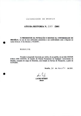 Ato da Reitoria nº 1123/2001