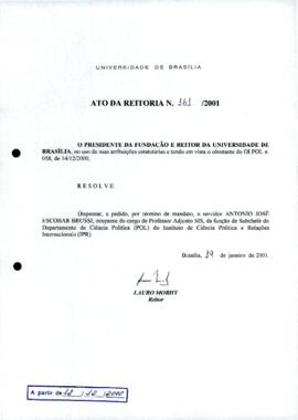 Ato da Reitoria nº 0161/2001