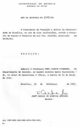 Ato da Reitoria nº 0070/1983