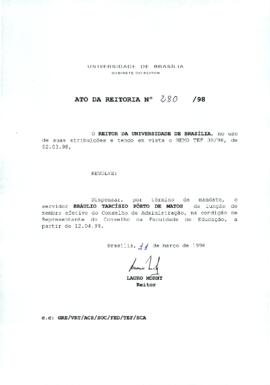 Ato da Reitoria nº 0280/1998