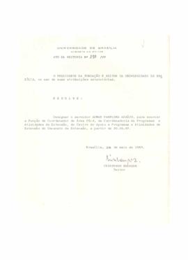 Ato da Reitoria nº 0193/1987