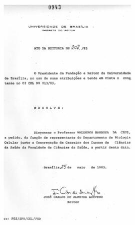 Ato da Reitoria nº 0202/1983