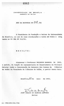 Ato da Reitoria nº 0202/1983