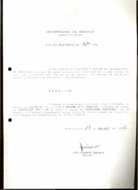 Ato da Reitoria nº 0629/1996