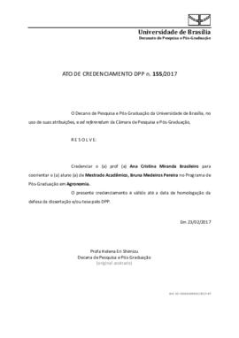 Ato de Credenciamento DPP N° 0155/2017