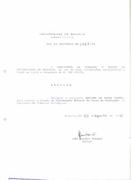 Ato da Reitoria nº 1068/1996