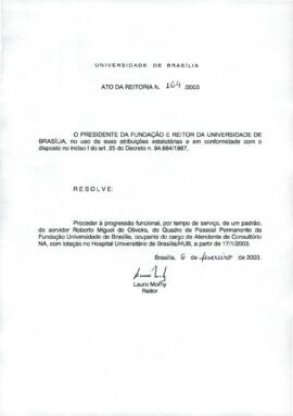 Ato da Reitoria nº 0164/2003