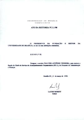 Ato da Reitoria nº 0253/1998