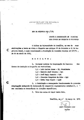 Ato da Reitoria nº 0148/1971