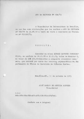 Ato da Reitoria nº 0594/1973