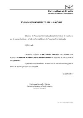 Ato de Credenciamento DPP N° 0098/2017