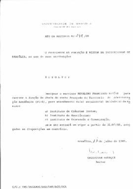 Ato da Reitoria nº 0248/1989