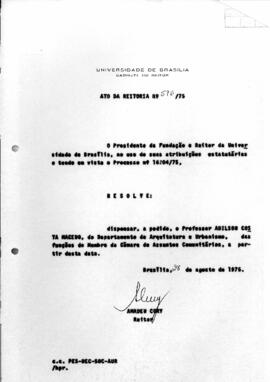 Ato da Reitoria nº 0576/1975