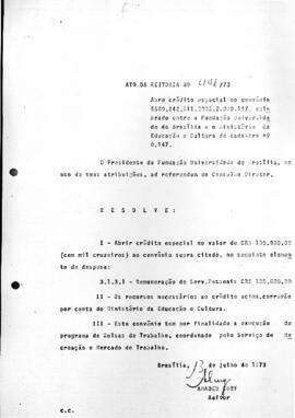 Ato da Reitoria nº 0446/1973