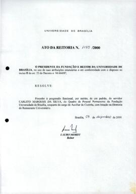 Ato da Reitoria nº 1185/2000