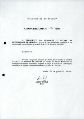 Ato da Reitoria nº 0101/2001