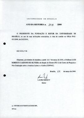 Ato da Reitoria nº 0148/2000