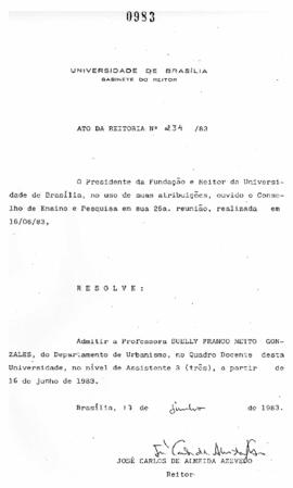 Ato da Reitoria nº 0234/1983