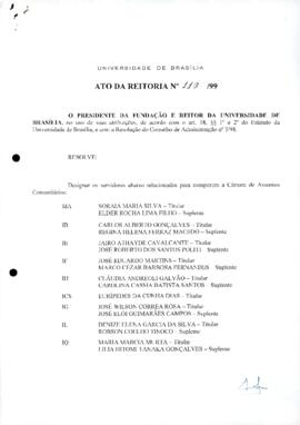 Ato da Reitoria nº 0113/1999