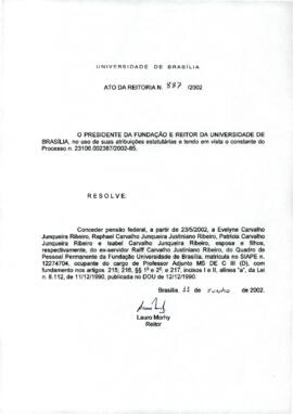 Ato da Reitoria nº 0887/2002