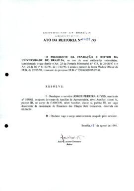 Ato da Reitoria nº 1488/1995