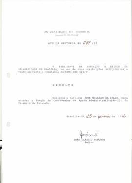 Ato da Reitoria nº 0087/1996