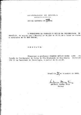 Ato da Reitoria nº 0797/1989