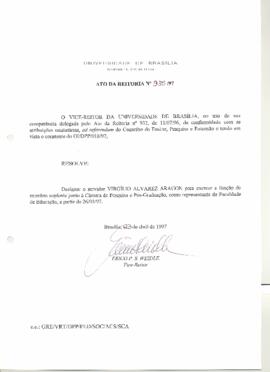 Ato da Reitoria nº 0935/1997