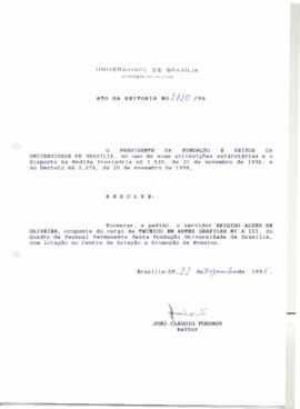 Ato da Reitoria nº 1710/1996