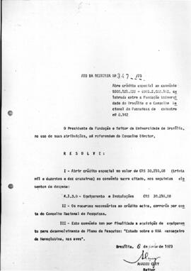 Ato da Reitoria nº 0347/1973