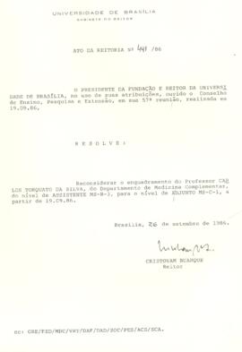 Ato da Reitoria nº 0441/1986