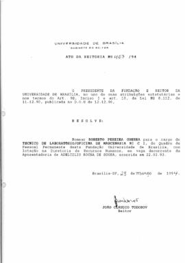 Ato da Reitoria nº 0467/1994