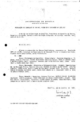 Resolução do Conselho de Ensino, Pesquisa e Extensão nº 0001/1987