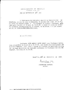 Ato da Reitoria nº 0035/1989