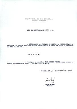 Ato da Reitoria nº 0164/1998