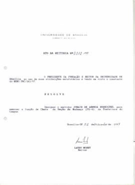 Ato da Reitoria nº 2212/1997