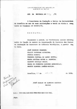 Ato da Reitoria nº 0096/1979