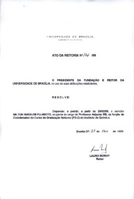 Ato da Reitoria nº 0146/1999