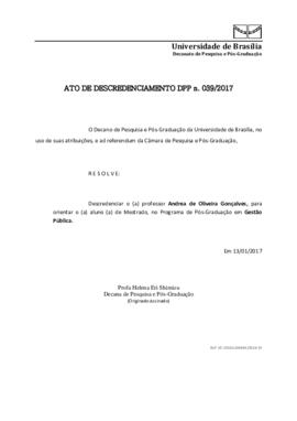 Ato de Credenciamento DPP N° 0039/2017