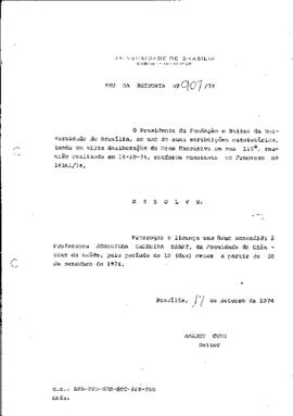 Ato da Reitoria nº 0907/1974