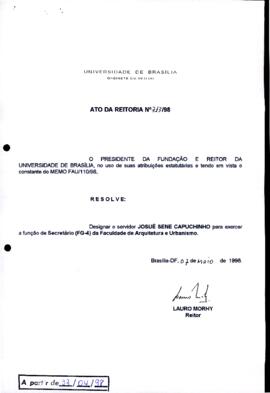 Ato da Reitoria nº 0713/1998