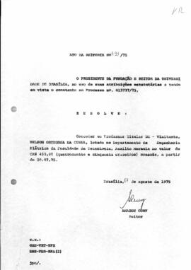 Ato da Reitoria nº 0499/1975