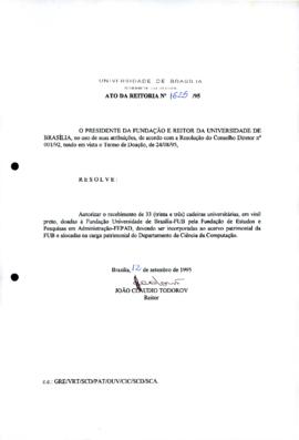 Ato da Reitoria nº 1625/1995