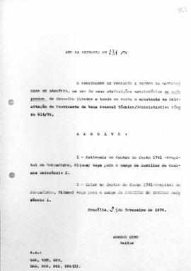 Ato da Reitoria nº 0131/1976