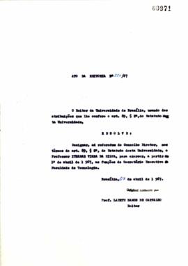 Ato da Reitoria nº 0226/1967