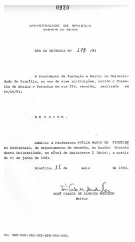 Ato da Reitoria nº 0178/1983