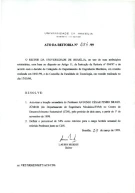 Ato da Reitoria nº 0284/1999