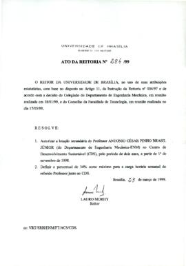 Ato da Reitoria nº 0284/1999