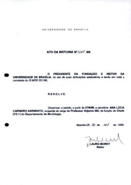 Ato da Reitoria nº 1007/1999